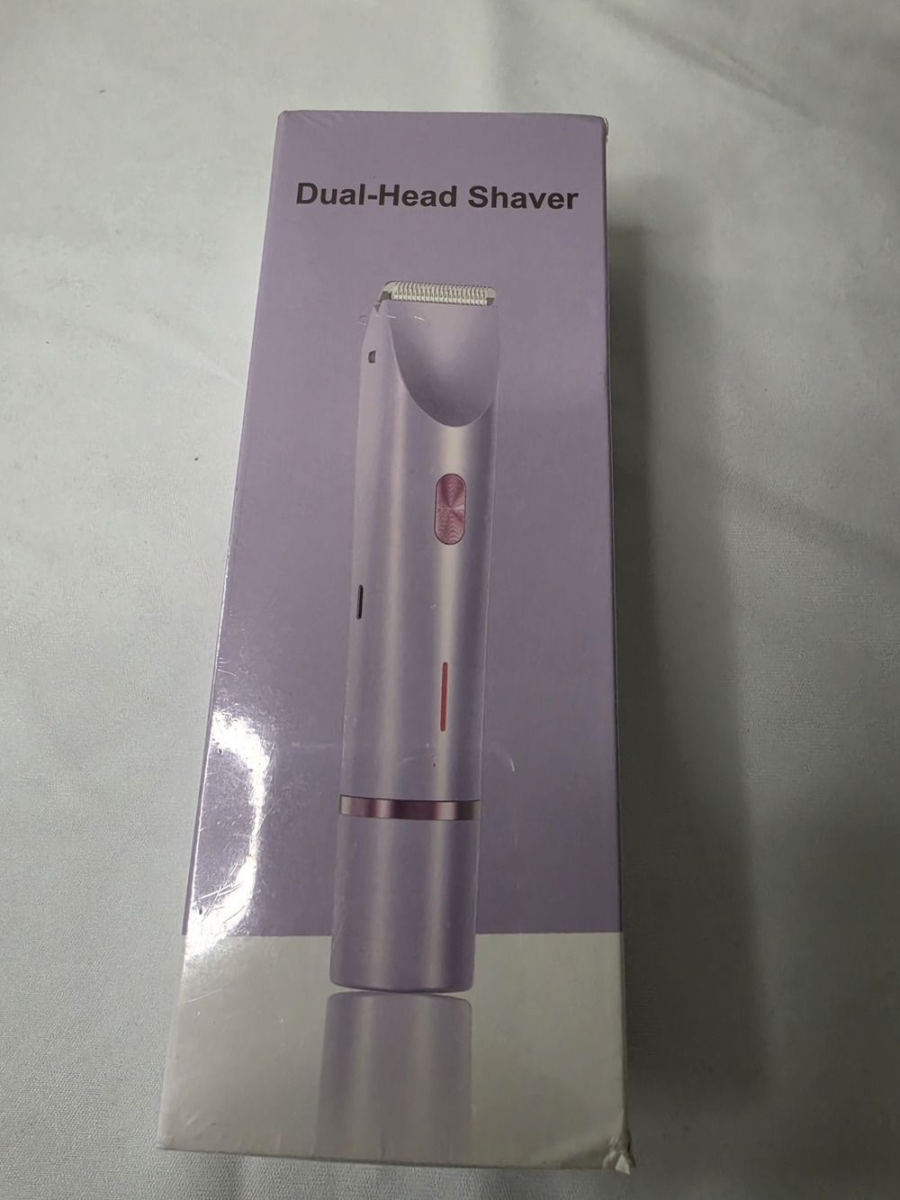 New Waterproof Dual-Head Electric Shaver Trimmer - Lavender Type-C